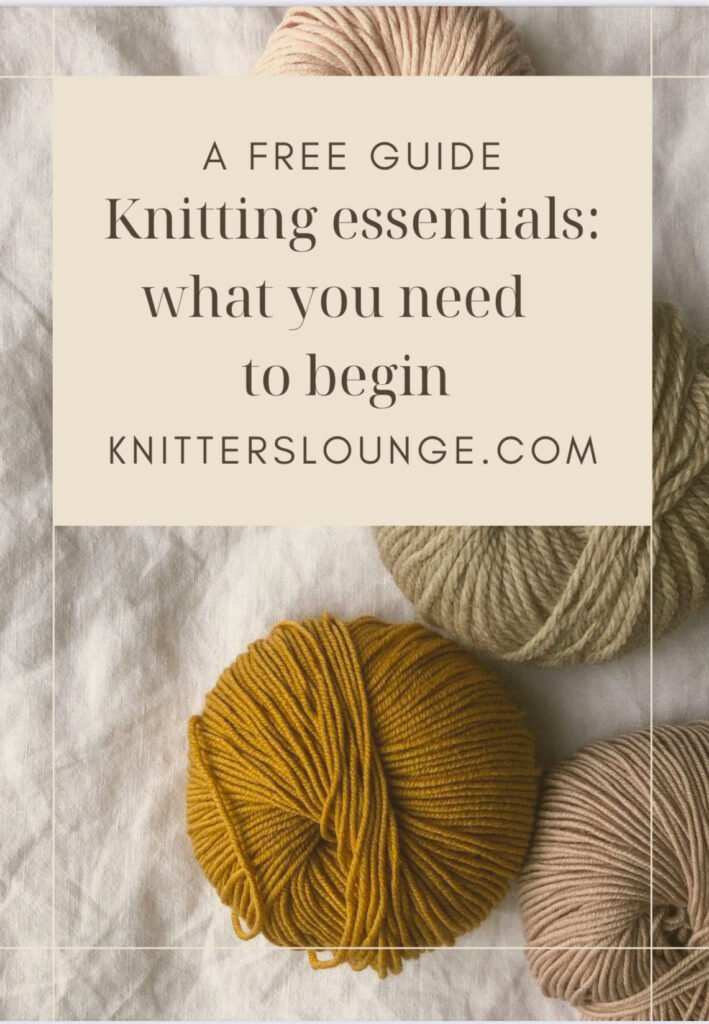 Free guide knitting essentials