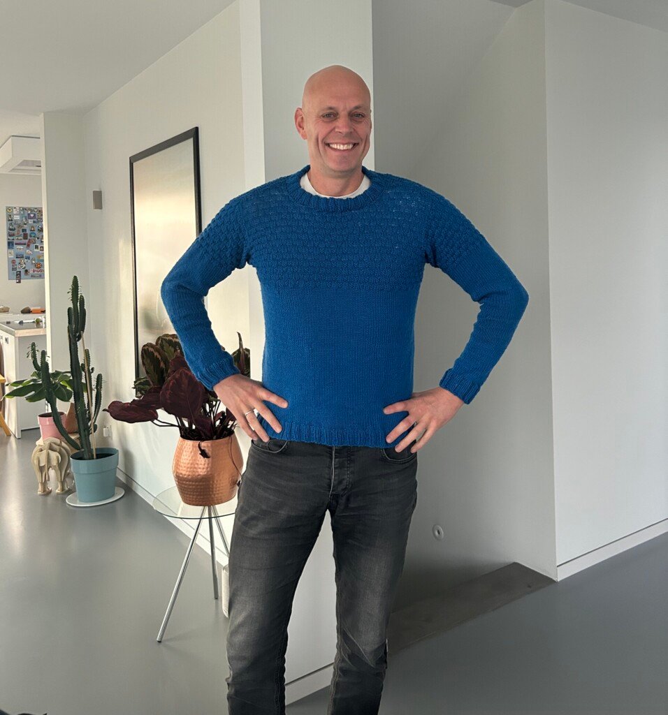 Finished sweater project Q1 2025