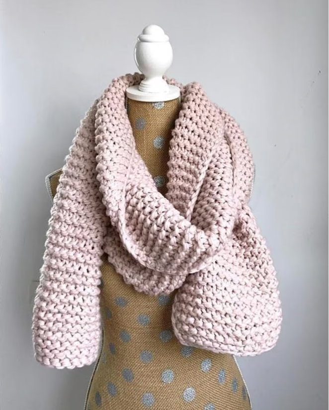 Free pattern scarf beginner friendly